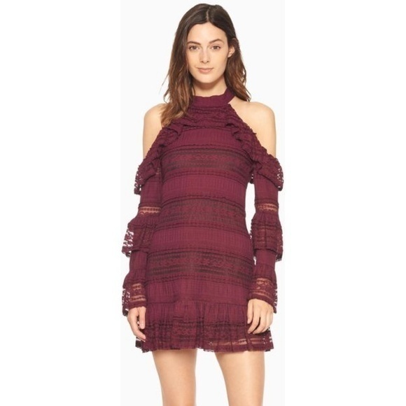 New‎ Parker WINDHAM DRESS MAUVE WINE - Picture 1 of 4